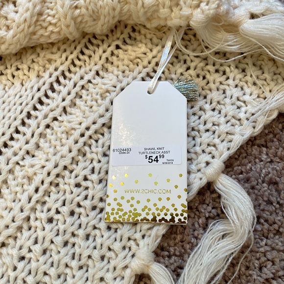 2 Chic sweater poncho - Picture 5 of 7